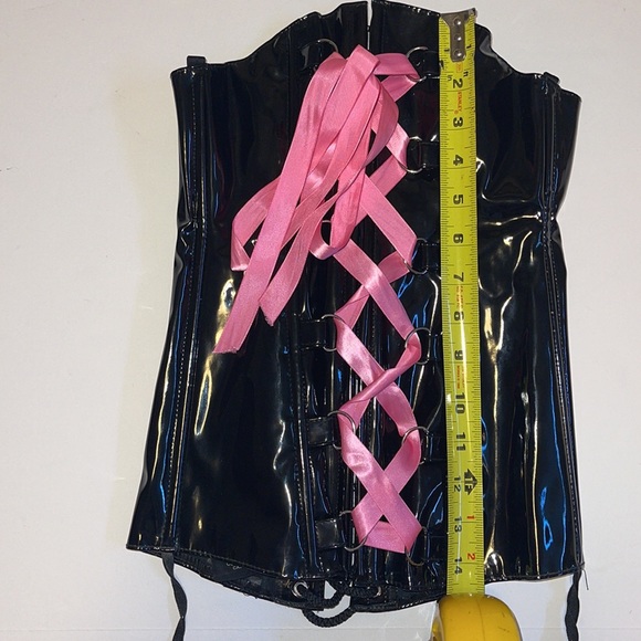 Allure Lingerie Shiny Black Corset - Women’s Size Small - Picture 11 of 11